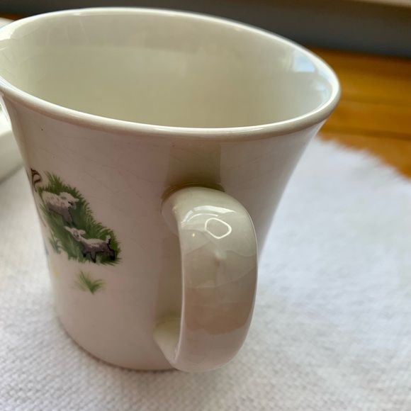 Little Boy Blue Old Foley James Kent Staffordshire England Child’s Bowl & Mug - Picture 8 of 12